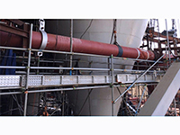 Tube and coupler scaffold for power station in Indonesia