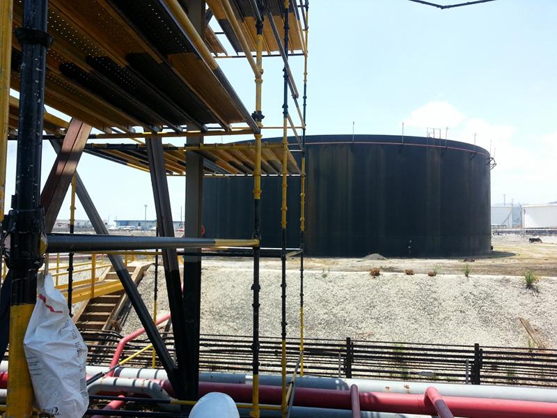 Gerüstsystem für PDVSA Erdölraffinerie in Venezuela