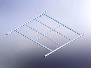 Gerüst Leiterrahmen mit zwei Rahmenteilen